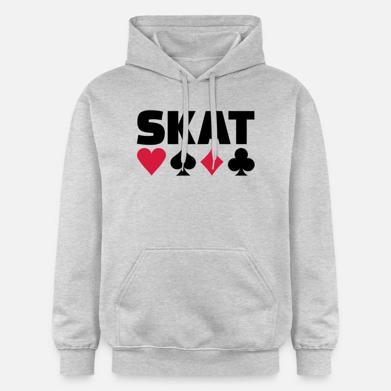 Skat - Sweat à capuche Softstyle® Gildan Unisexe - gris clair chiné