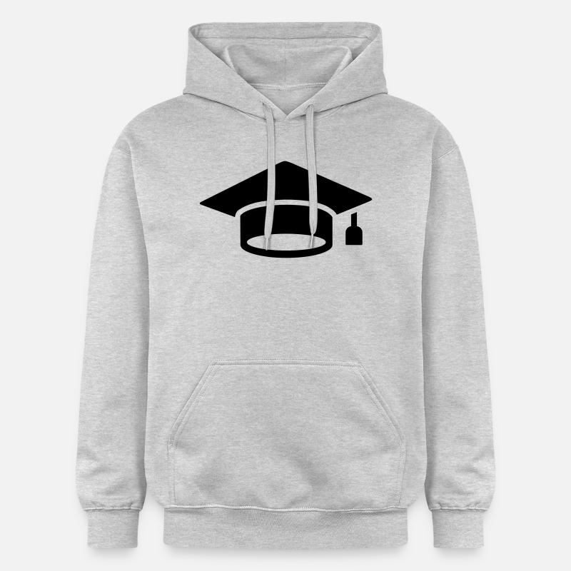 Bonnet doctoral - Sweat à capuche Softstyle® Gildan Unisexe - gris clair chiné