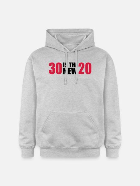 30 Birthday - Gildan Unisex Softstyle® Midweight Hoodie - light heather grey