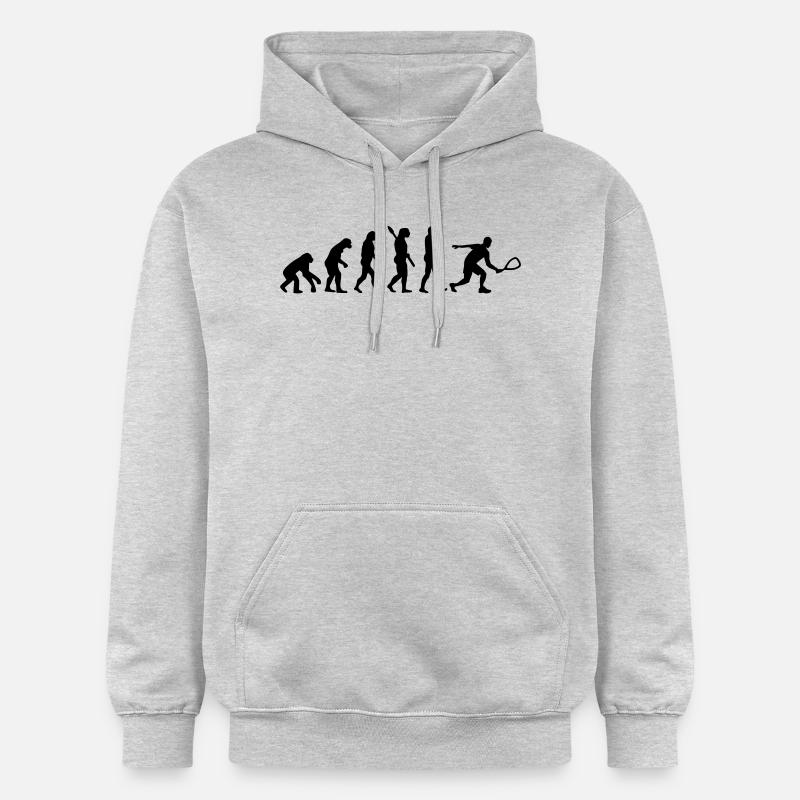 Evolution Racquetball - Sweat à capuche Softstyle® Gildan Unisexe - gris clair chiné