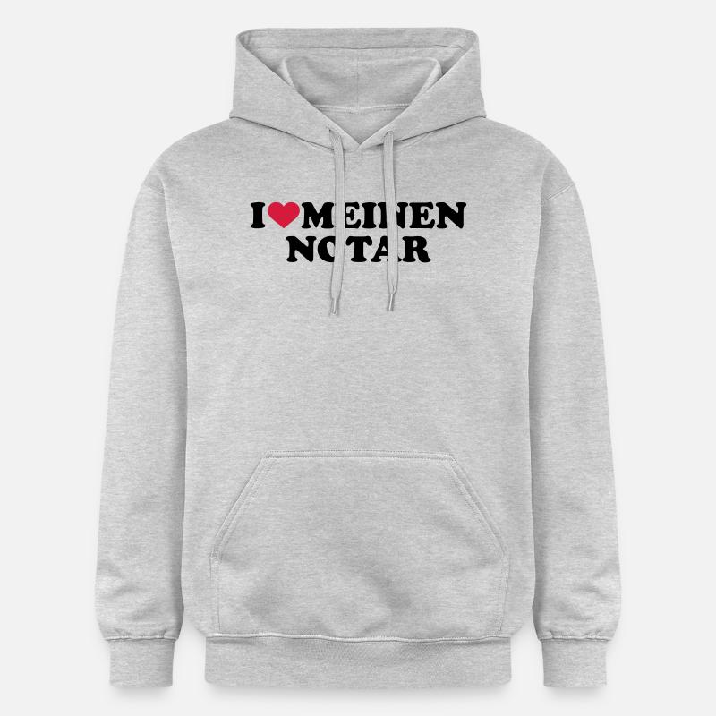 Notar - Gildan Unisex Softstyle® Midweight Hoodie - Hellgrau meliert