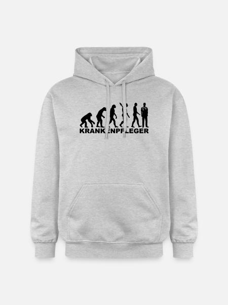 Krankenpfleger - Gildan Unisex Softstyle® Midweight Hoodie - Hellgrau meliert