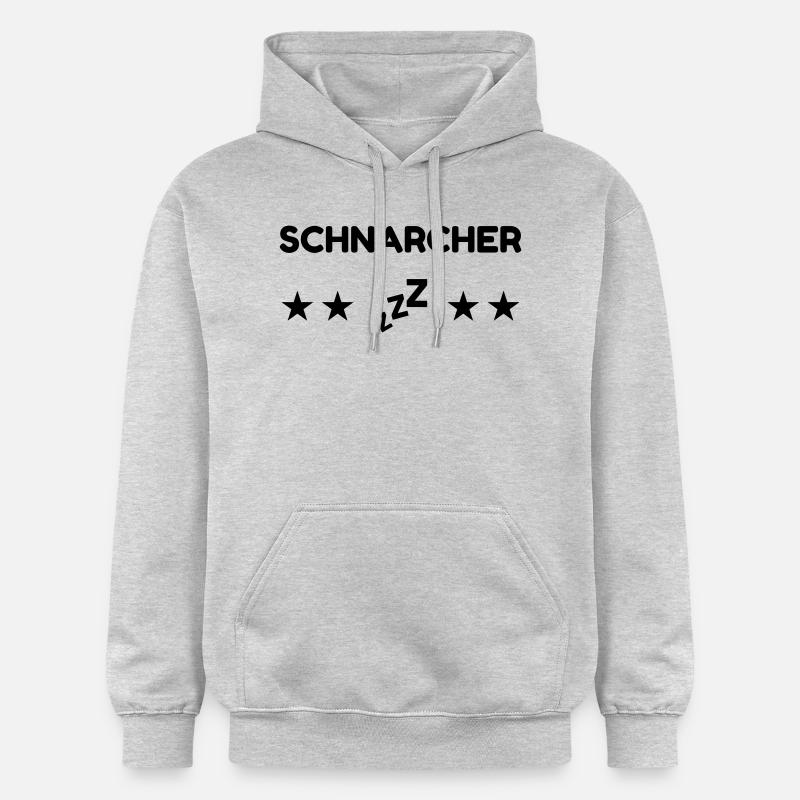 Ronfler / Ronfleur / Ronfleuse / Ronflement - Sweat à capuche Softstyle® Gildan Unisexe - gris clair chiné