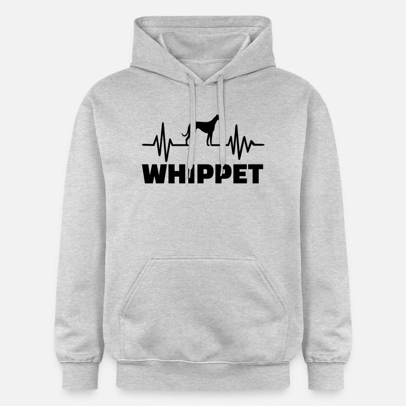 Whippet - Sweat à capuche Softstyle® Gildan Unisexe - gris clair chiné