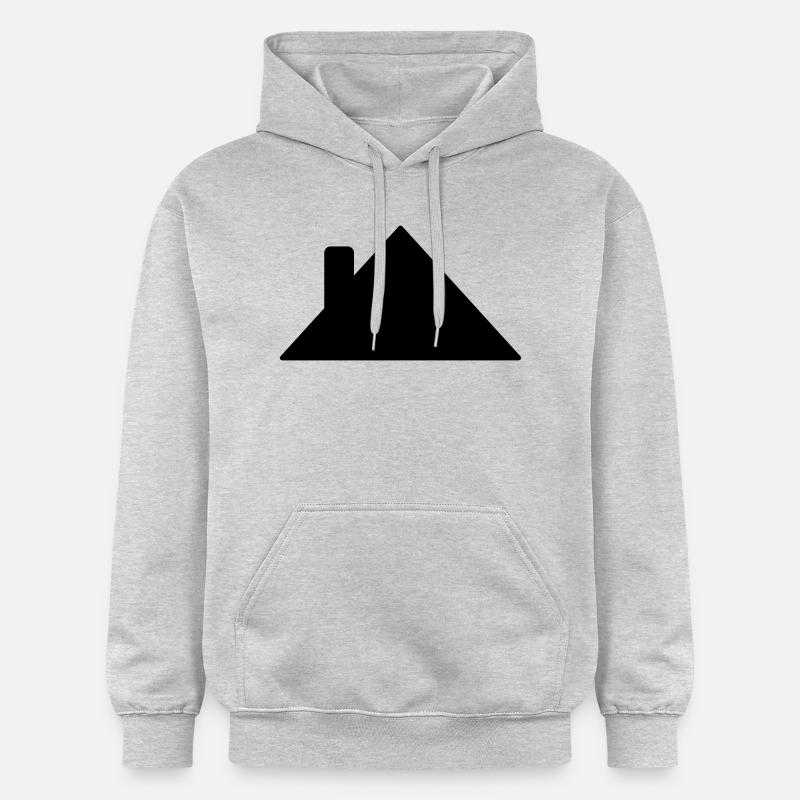 Toit - Sweat à capuche Softstyle® Gildan Unisexe - gris clair chiné