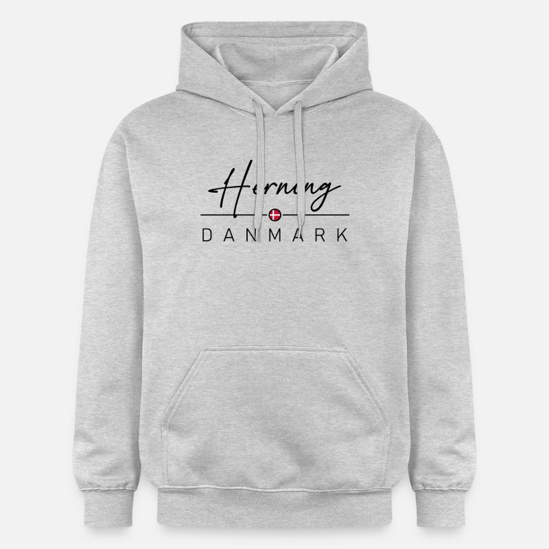 Dänemark - Herning - Danemark - Danemark - Sweat à capuche Softstyle® Gildan Unisexe - gris clair chiné