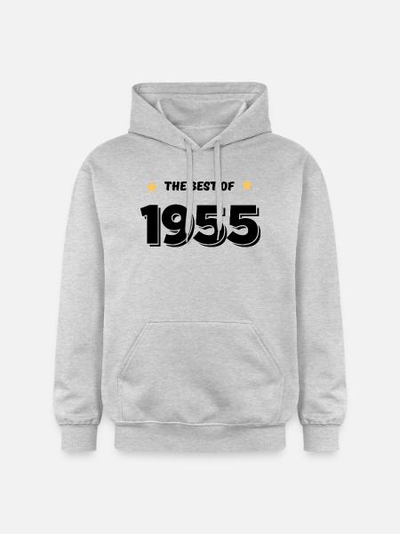 Best of 1955 - Gildan Unisex Softstyle® Midweight Hoodie - light heather grey