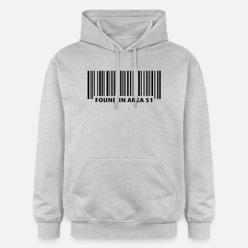 Found in Area 51 - Sweat à capuche Softstyle® Gildan Unisexe - gris clair chiné