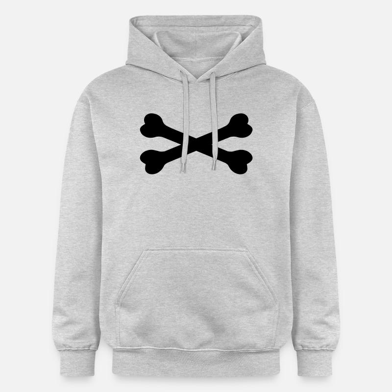 os - Sweat à capuche Softstyle® Gildan Unisexe - gris clair chiné