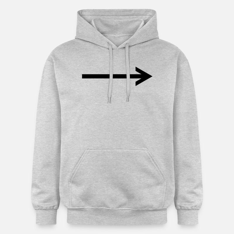 arrow left - Sweat à capuche Softstyle® Gildan Unisexe - gris clair chiné