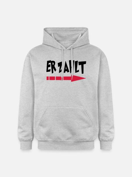 er_zahlt - Sweat à capuche Softstyle® Gildan Unisexe - gris clair chiné