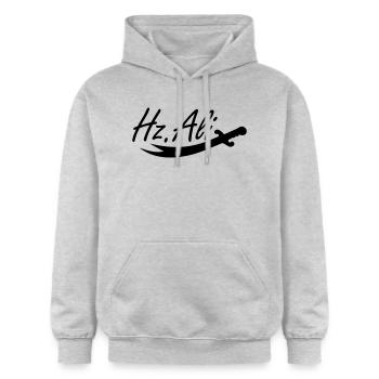 Hz. Ali - Zülfikar - Gildan Unisex Softstyle® Midweight Hoodie - light heather grey - Front - Liana (172cm) & Jaron (178cm)