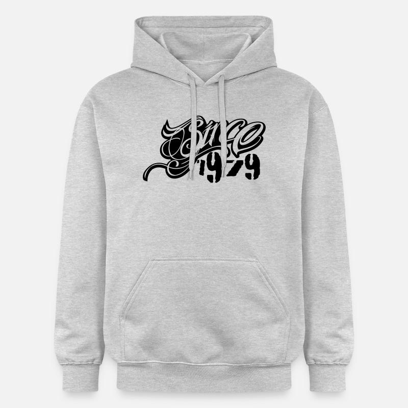 since 1979 - Sweat à capuche Softstyle® Gildan Unisexe - gris clair chiné
