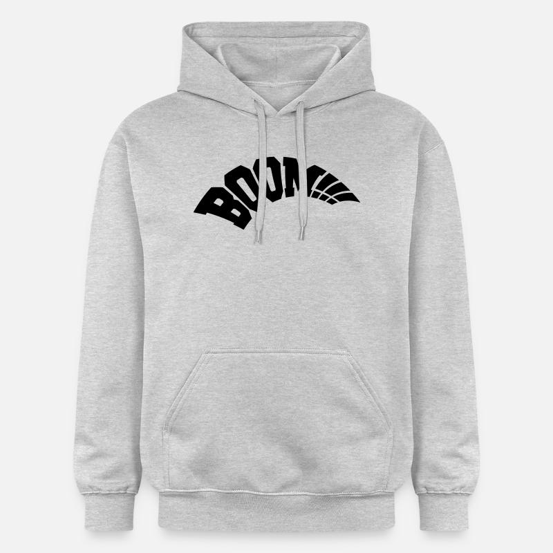 Boom - Sweat à capuche Softstyle® Gildan Unisexe - gris clair chiné