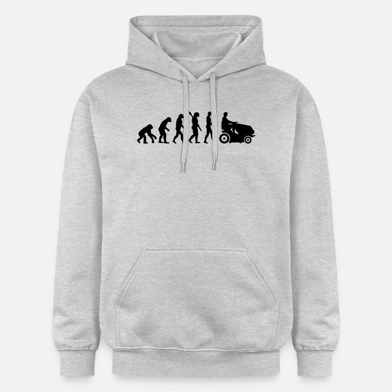 Évolution Tondeuse - Sweat à capuche Softstyle® Gildan Unisexe - gris clair chiné