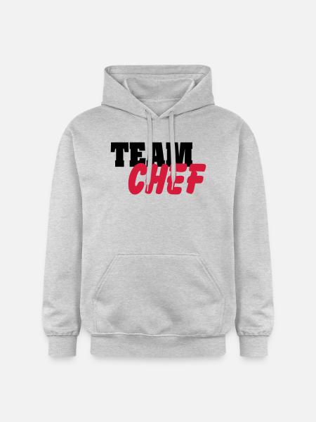 Team Chef - Gildan Unisex Softstyle® Midweight Hoodie - Hellgrau meliert