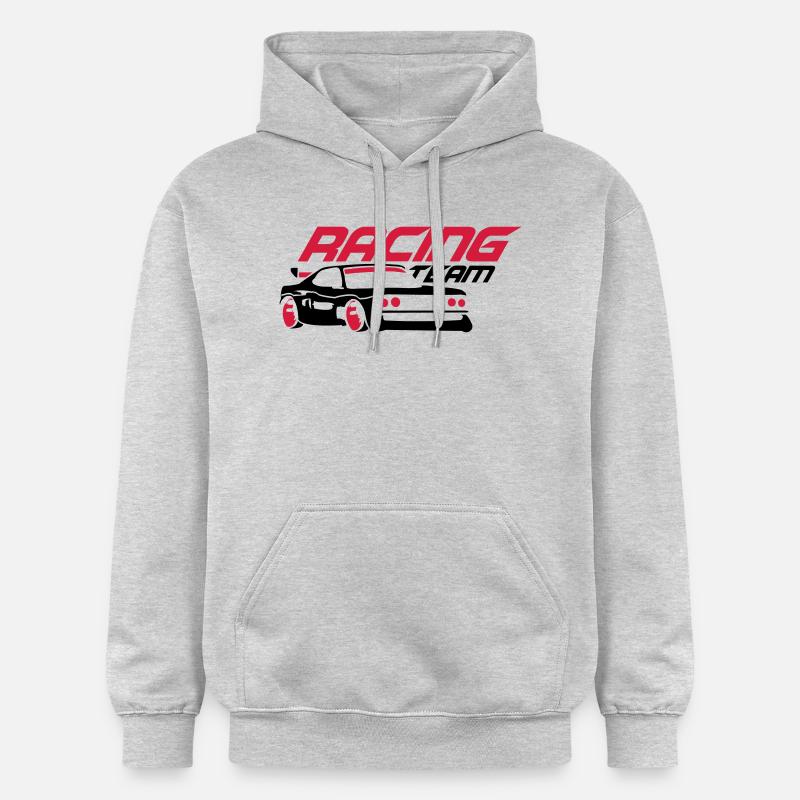 Voiture de l'équipe de course - Sweat à capuche Softstyle® Gildan Unisexe - gris clair chiné