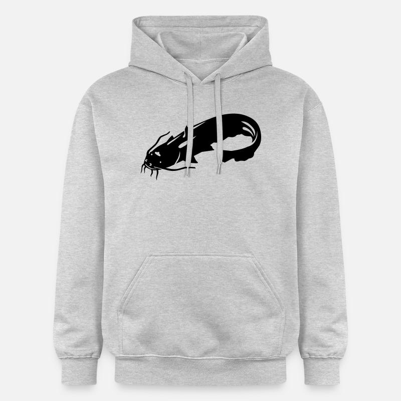 Silure - Sweat à capuche Softstyle® Gildan Unisexe - gris clair chiné