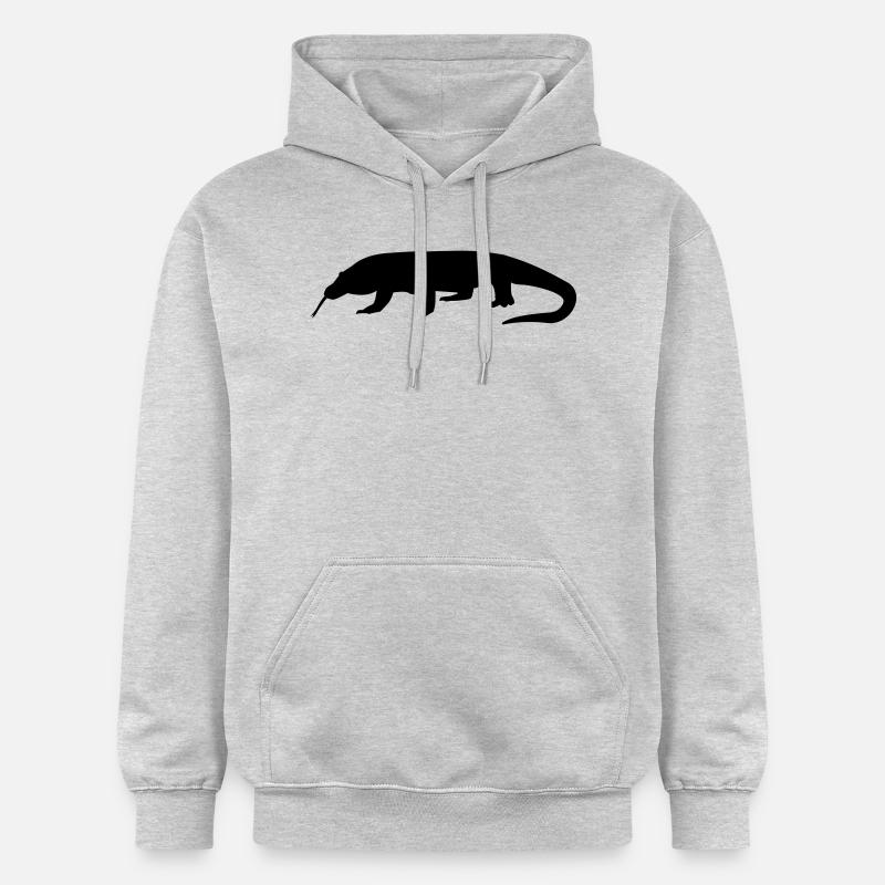 Varan - Sweat à capuche Softstyle® Gildan Unisexe - gris clair chiné