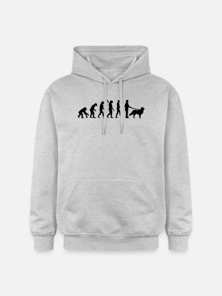 Bernese mountain - Gildan Unisex Softstyle® Midweight Hoodie - light heather grey