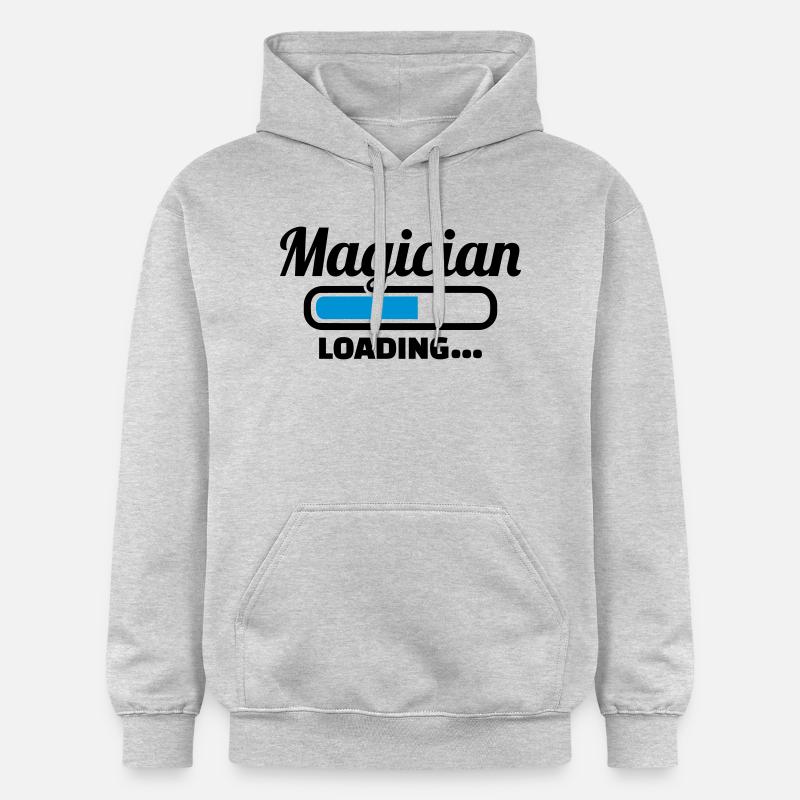 Magicien - Sweat à capuche Softstyle® Gildan Unisexe - gris clair chiné