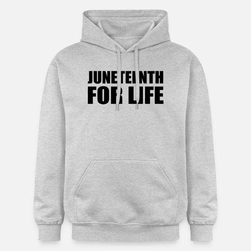 juneteenth - Sweat à capuche Softstyle® Gildan Unisexe - gris clair chiné