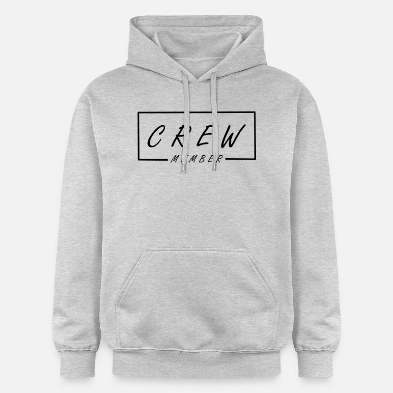 Membres d’équipage - Sweat à capuche Softstyle® Gildan Unisexe - gris clair chiné