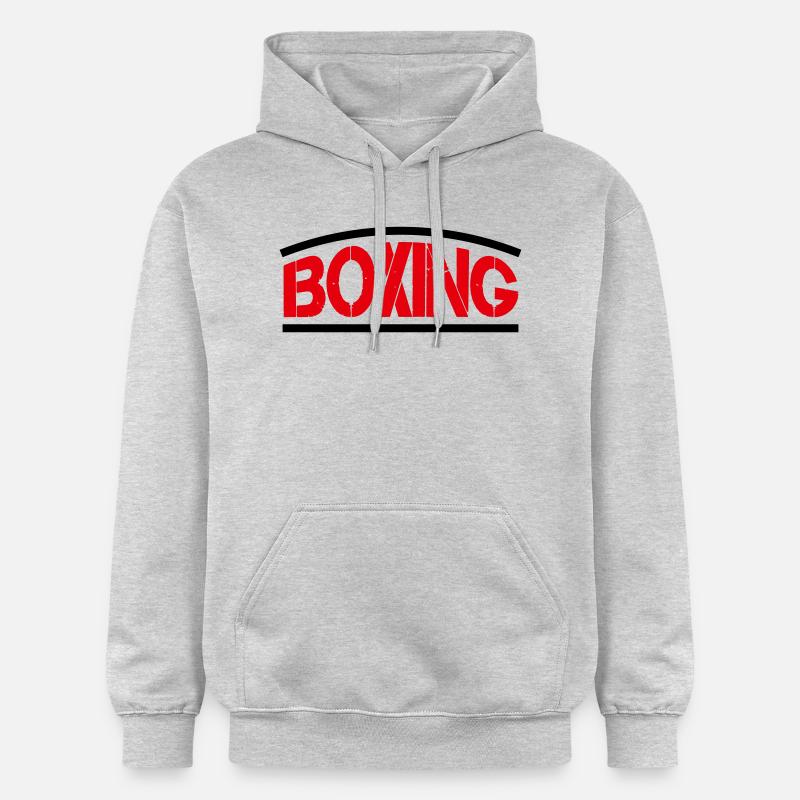 Boîtes de boxe - Sweat à capuche Softstyle® Gildan Unisexe - gris clair chiné