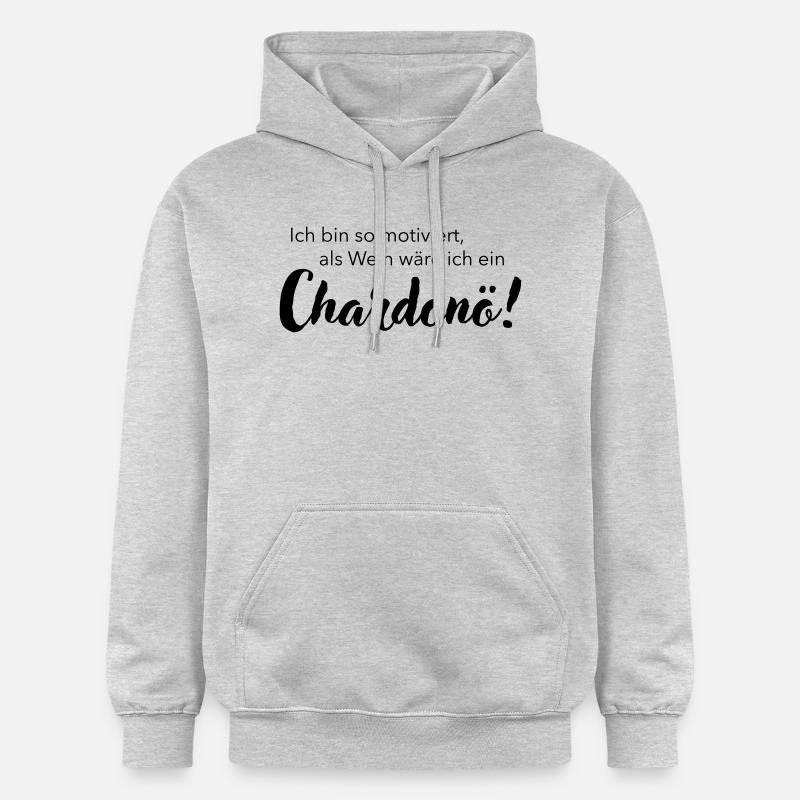 Je suis un Chardonö - Sweat à capuche Softstyle® Gildan Unisexe - gris clair chiné