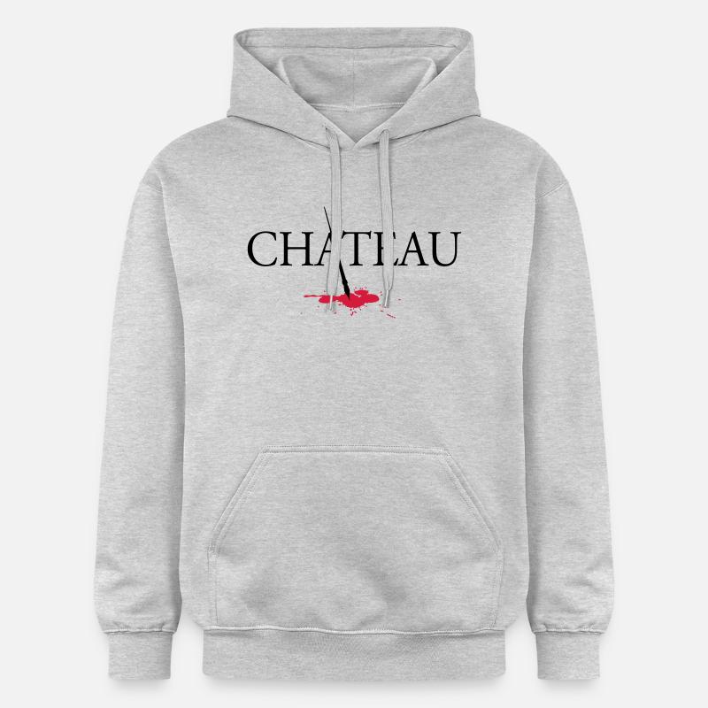 Chateau version 2 - Sweat à capuche Softstyle® Gildan Unisexe - gris clair chiné