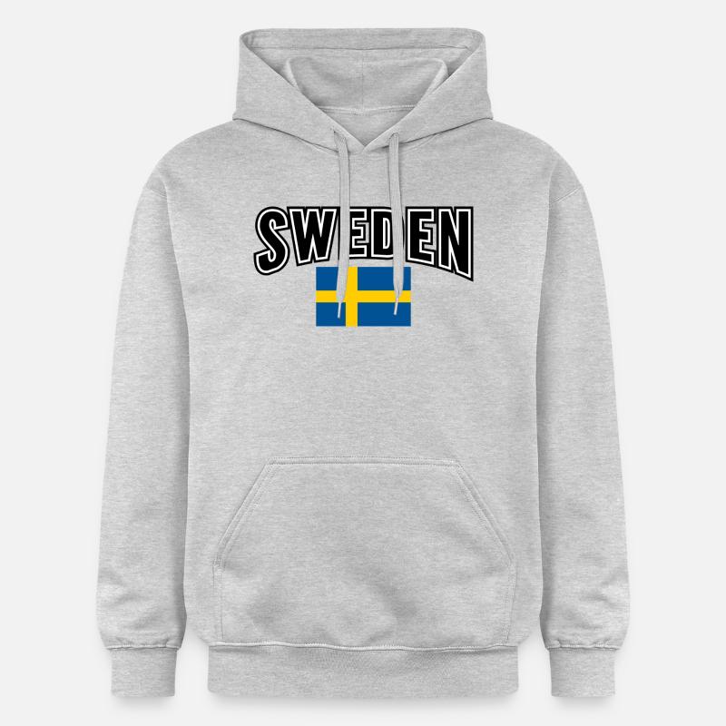 Suède - Sweat à capuche Softstyle® Gildan Unisexe - gris clair chiné