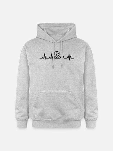 Volleyball ECG - Sweat à capuche Softstyle® Gildan Unisexe - gris clair chiné