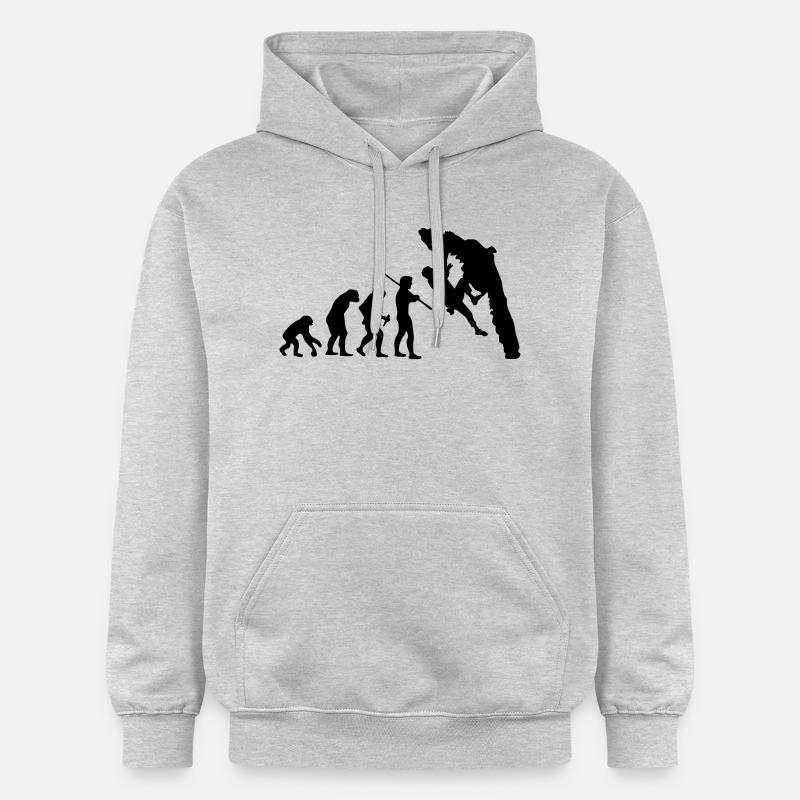 Boulder Evolution - Gildan Unisex Softstyle® Midweight Hoodie - Hellgrau meliert