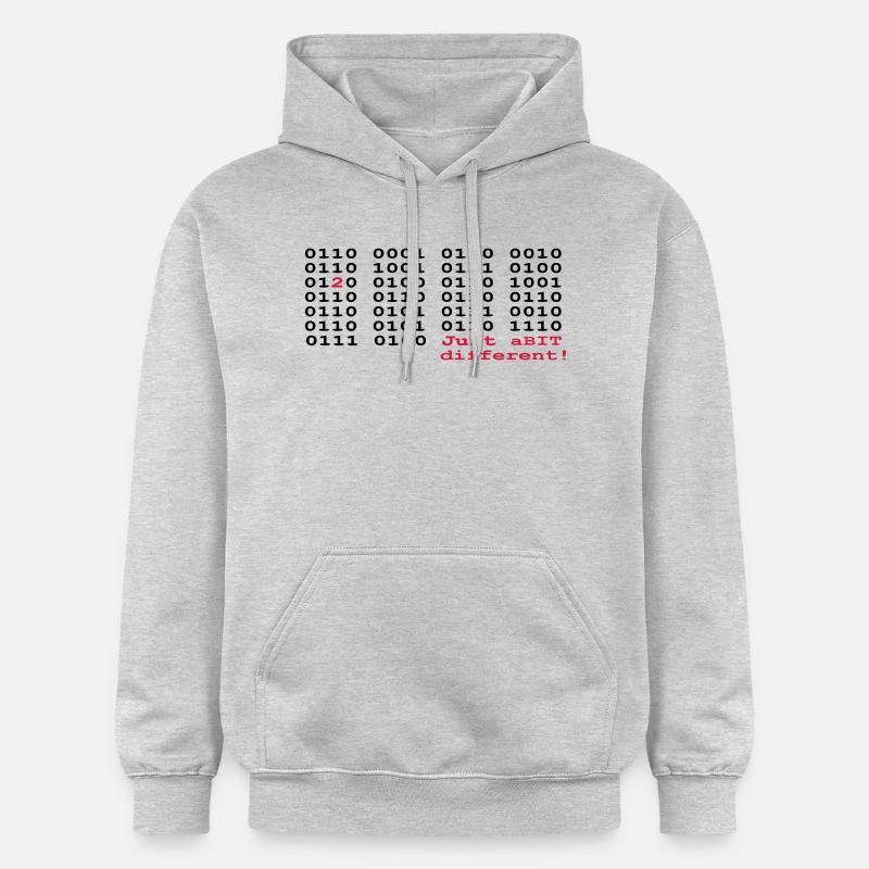 Juste un peu différente (2) - Sweat à capuche Softstyle® Gildan Unisexe - gris clair chiné