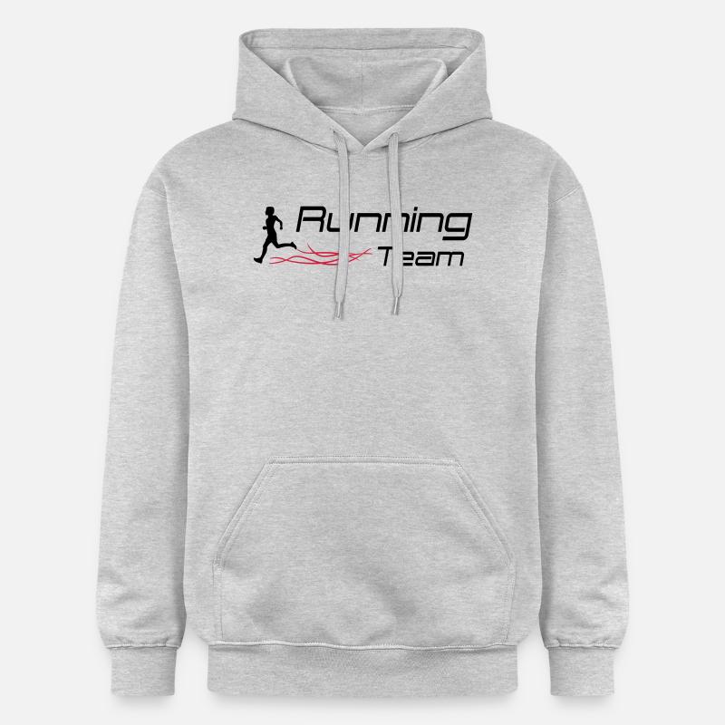 équipe de course - Sweat à capuche Softstyle® Gildan Unisexe - gris clair chiné