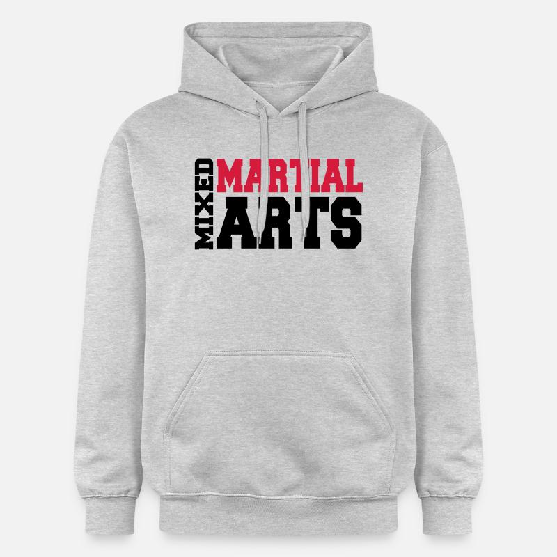 Mixed Martial Arts - Sweat à capuche Softstyle® Gildan Unisexe - gris clair chiné