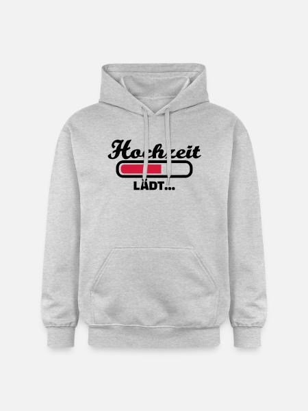 Hochzeit - Gildan Unisex Softstyle® Midweight Hoodie - Hellgrau meliert