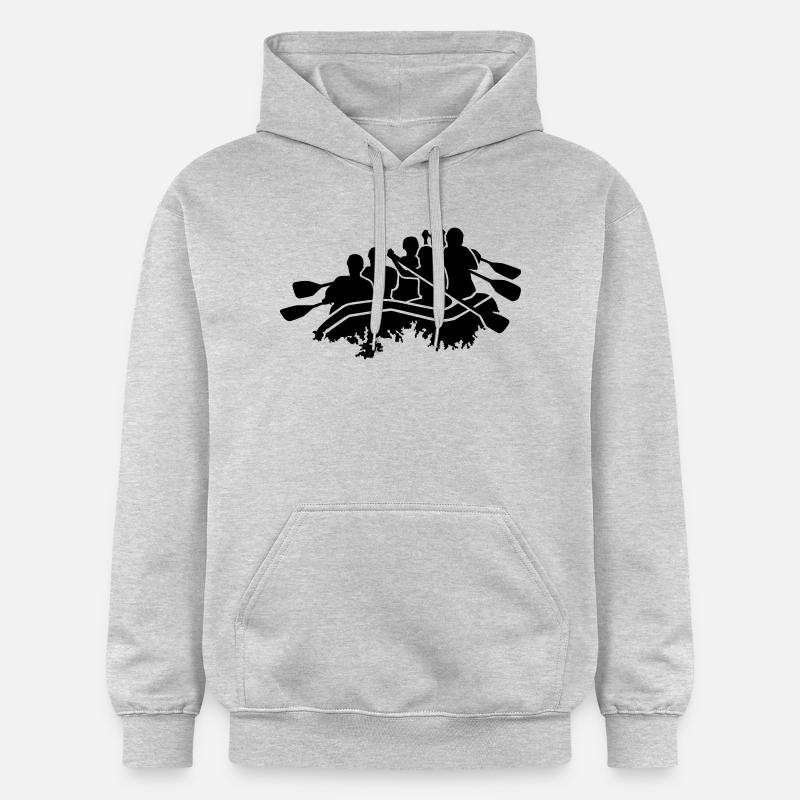 Rafting - Sweat à capuche Softstyle® Gildan Unisexe - gris clair chiné