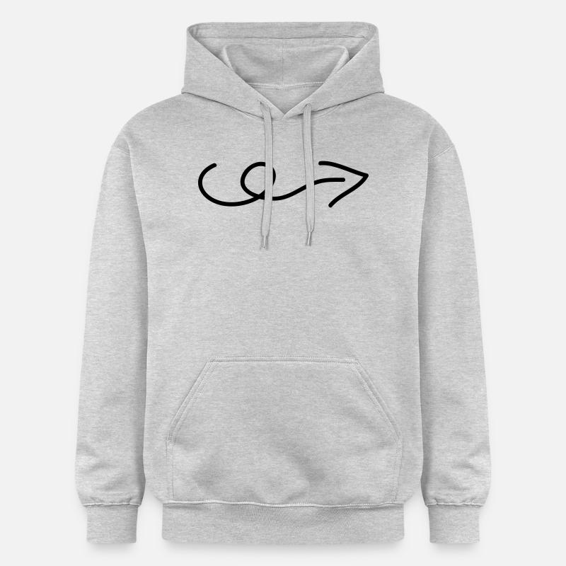 pfeil - Sweat à capuche Softstyle® Gildan Unisexe - gris clair chiné