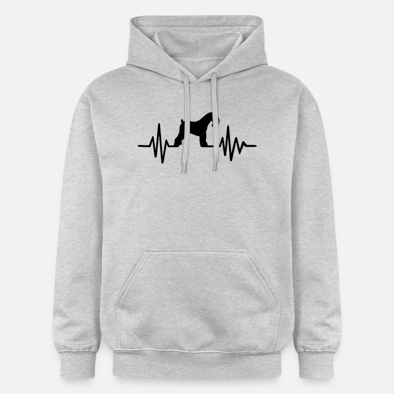 Kerry Blue Terrier - Sweat à capuche Softstyle® Gildan Unisexe - gris clair chiné