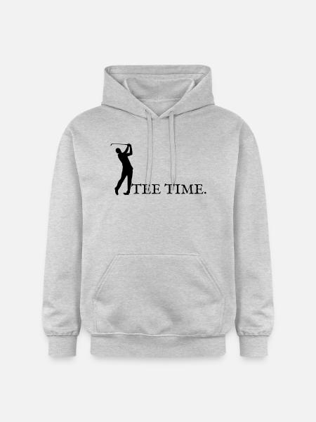 Tee time ! - Sweat à capuche Softstyle® Gildan Unisexe - gris clair chiné