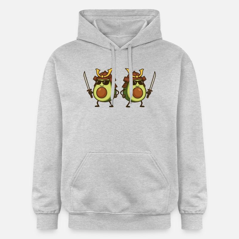 Avocat Samouraï 2 - Sweat à capuche Softstyle® Gildan Unisexe - gris clair chiné