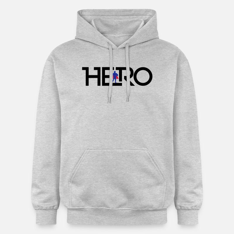 hero_10__f3 - Sweat à capuche Softstyle® Gildan Unisexe - gris clair chiné