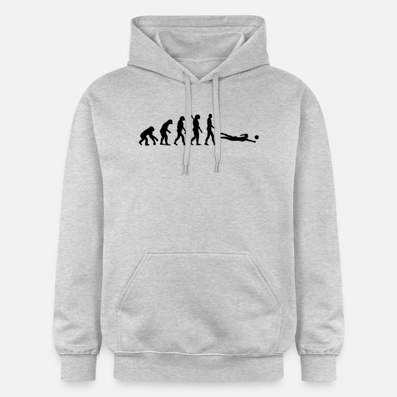 Évolution Beach volley - Sweat à capuche Softstyle® Gildan Unisexe - gris clair chiné