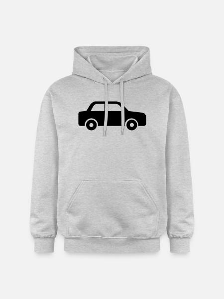 Auto - Gildan Unisex Softstyle® Midweight Hoodie - Hellgrau meliert