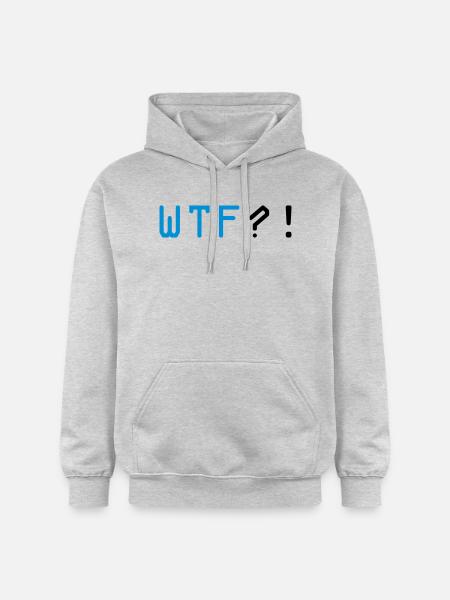 wtf - Gildan Unisex Softstyle® Midweight Hoodie - Hellgrau meliert