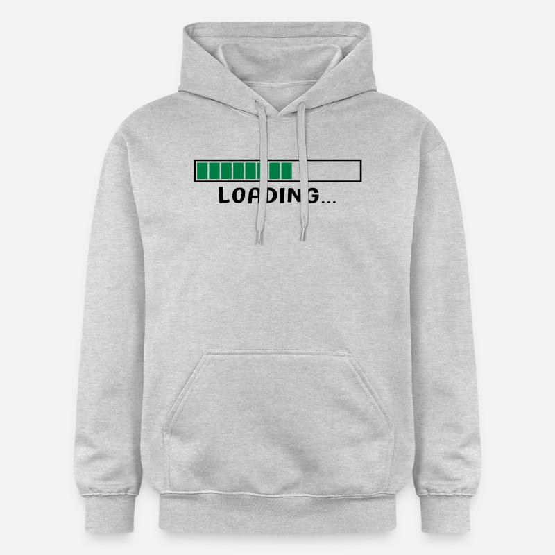 LOADING 4 - Sweat à capuche Softstyle® Gildan Unisexe - gris clair chiné