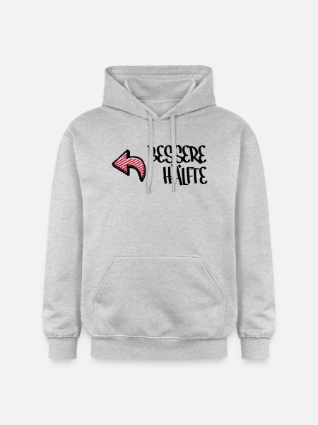 Bessere Hälfte - Gildan Unisex Softstyle® Midweight Hoodie - light heather grey