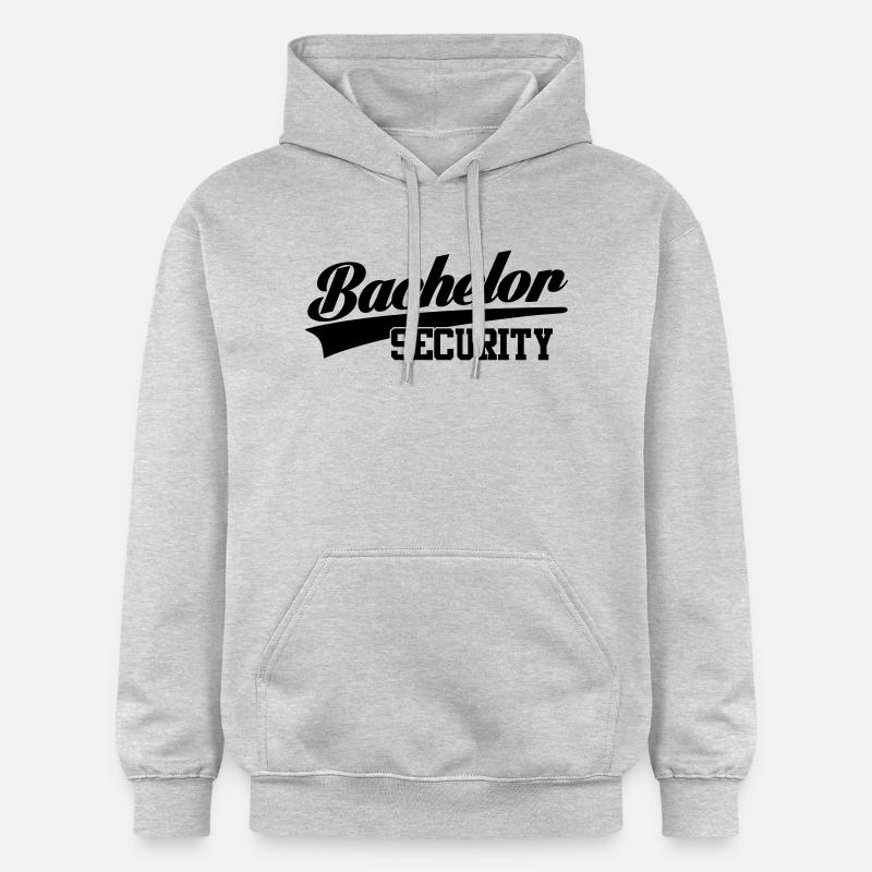 bachelor security - Sweat à capuche Softstyle® Gildan Unisexe - gris clair chiné