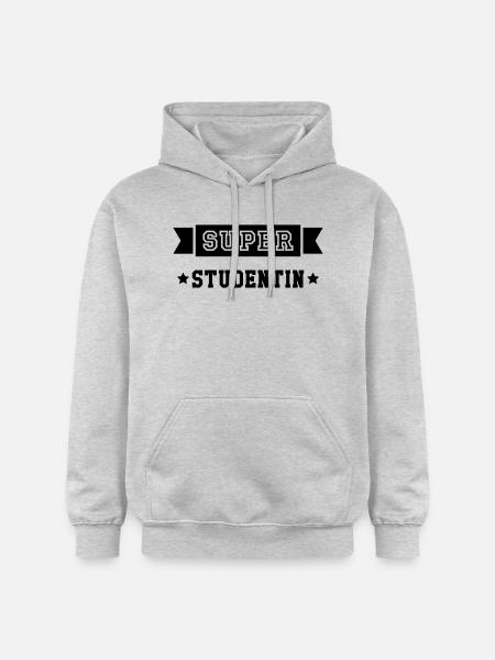 Student Studentin Studien Studenten Universität - Gildan Unisex Softstyle® Midweight Hoodie - Hellgrau meliert